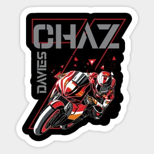 Chaz Davies 7 Superbike MotoGP Sticker